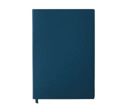Блокнот C1 софт-тач, гибкая обложка, 128 листов, темно-синий