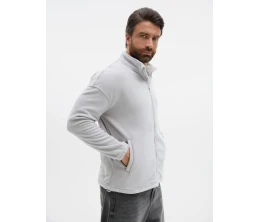 Куртка флисовая унисекс Nebo, светло-серая