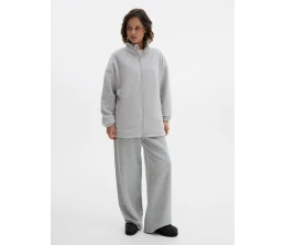 Куртка флисовая унисекс Nebo, светло-серая