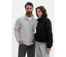 Куртка флисовая унисекс Nebo, черная