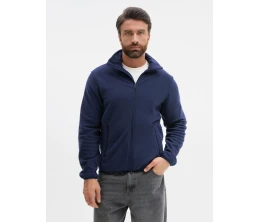 Куртка флисовая унисекс Ben Mac, темно-синяя