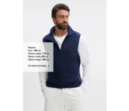 Жилет флисовый унисекс Ben Mac, темно-синий