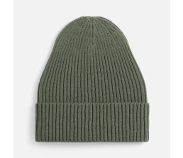 Шапка Catch Match без помпона, зеленая (полынь)