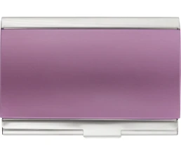 Визитница «Смит», фиолетовый/серебристый