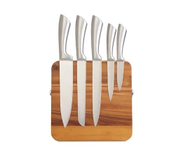 Набор ножей на магнитной подставке «Терон»