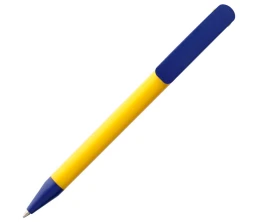 Ручка шариковая Prodir DS3 TPP Special, желтая с синим