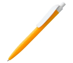 Ручка шариковая Prodir QS01 PMP-P, оранжевая с белым