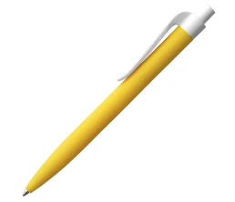 Ручка шариковая Prodir QS01 PMP-P, желтая с белым