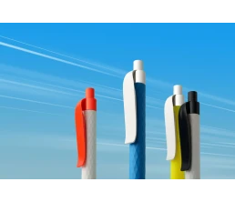 Ручка шариковая Prodir QS01 PMP-P, желтая с белым