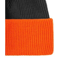Шапка Snappy, темно-серый (антрацит) с оранжевым