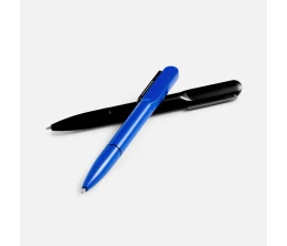 Ручка шариковая Lucenti с подсветкой логотипа, синяя