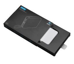 Внешний аккумулятор со встроенным кабелем USB-C «Дэнси», 5000 мАч, белый