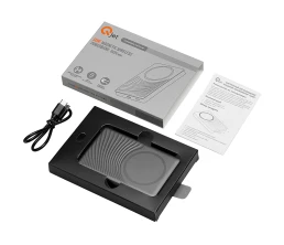 Магнитный беспроводной внешний аккумулятор, QC/PD «Сёрф», 10000 мАч, серый