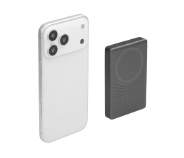 Магнитный беспроводной внешний аккумулятор, QC/PD «Сёрф», 10000 мАч, серый