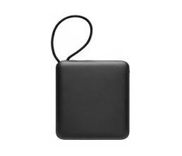 Магнитный беспроводной внешний аккумулятор c подсветкой лого «Энчант», 10000 мАч, черный