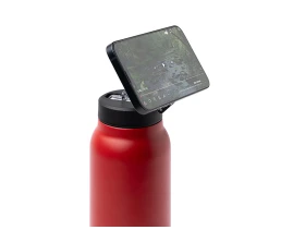 Термобутылка «Хэйду» с двойными стенками и корпусом из переработанной нержавеющей стали, красный