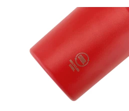 Термокружка «Крэнстон» с двойными стенками из переработанной нержавеющей стали, красный