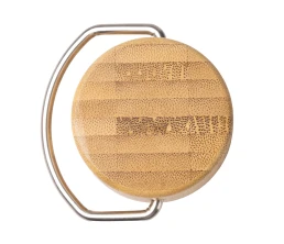 Термобутылка «Нобук» из переработанной нержавеющей стали, с бамбуковой крышкой, королевский синий