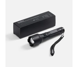 Фонарь аккумуляторный с фокусировкой луча FarSee, черный