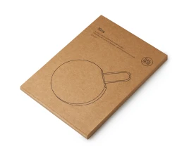 Деревянная круглая доска из акации с металлической ручкой 