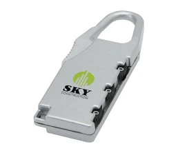 Багажный замок Traveler (Путешественник) - Серебряный