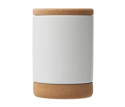 Кружка 450 мл с пробковым дном с крышкой 