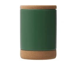 Кружка 450 мл с пробковым дном с крышкой 