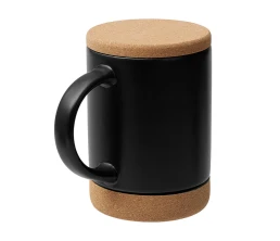 Кружка 450 мл с пробковым дном с крышкой 