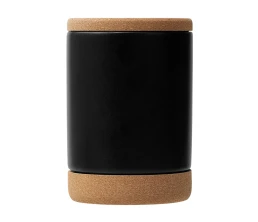 Кружка 450 мл с пробковым дном с крышкой 