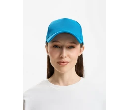 Бейсболка Yonkers, ярко-голубая