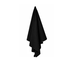 Легкое полотенце Gulpi  из микрофибры RPET с ремешком для складывания, 70*120 см, черный