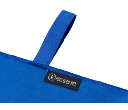 Легкое полотенце Gulpi  из микрофибры RPET с ремешком для складывания, 70*120 см, королевский синий