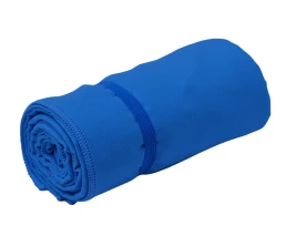 Легкое полотенце Gulpi  из микрофибры RPET с ремешком для складывания, 70*120 см, королевский синий