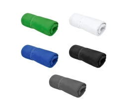 Легкое полотенце Gulpi  из микрофибры RPET с ремешком для складывания, 38*68 см, папаротниковый