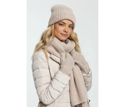 Набор Nordkyn Full Set с шарфом, бежевый