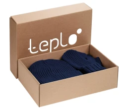 Набор Nordkyn Full Set с шарфом, синий