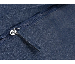 Сумка из переработанной джинсовой ткани «Кирк» с передним карманом на молнии