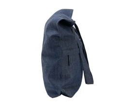 Сумка из переработанной джинсовой ткани «Кирк» с передним карманом на молнии