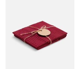 Набор кухонных полотенец Good Wipe, красный