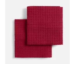 Набор кухонных полотенец Good Wipe, красный