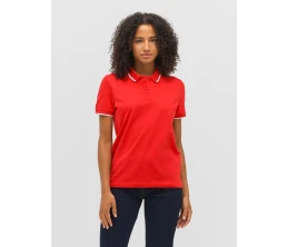 Рубашка поло унисекс Palermo, белая с темно-синим