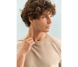 Футболка унисекс Regent 150, серо-бежевая