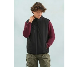 Жилет софтшелл унисекс Falcon BW, черный