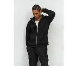 Толстовка унисекс на молнии Jelo, черная