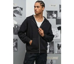 Толстовка унисекс на молнии Jelo, черная