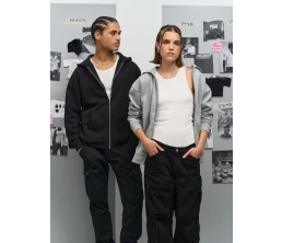 Толстовка унисекс на молнии Jelo, черная