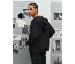 Толстовка унисекс на молнии Jelo, черная