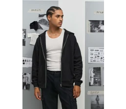 Толстовка унисекс на молнии Jelo, черная