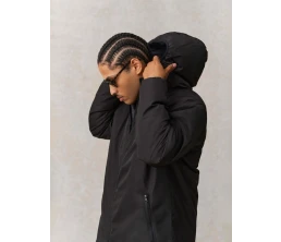 Куртка-парка унисекс Reverse, черная