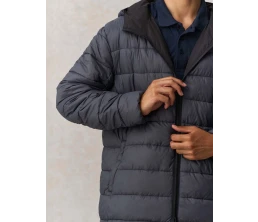 Куртка-парка унисекс Reverse, черная